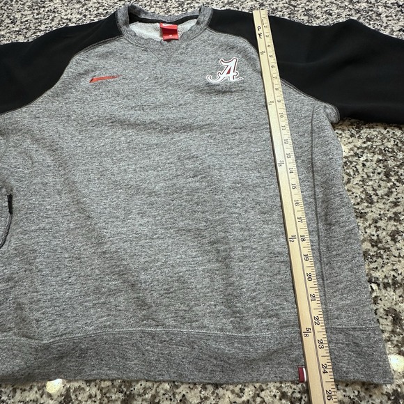 Nike Swoosh Embroidered Alabama Roll Tide Sweatshirt Sz XLarge W/Zip 34902X-AL6 - Picture 10 of 11